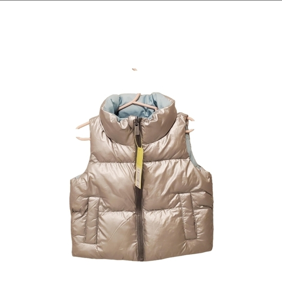 all in motion Other - 🇺🇸New Silver Puffer Vest Size XS (4-5)